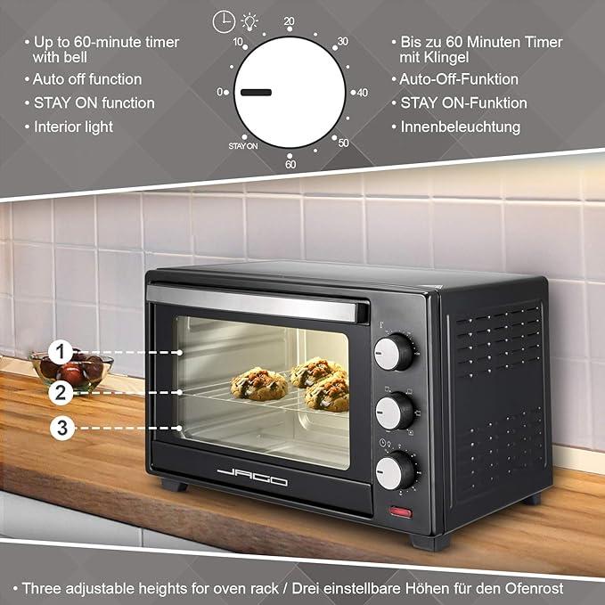 Image du produit Jago Mini-four à chaleur tournante, 30L