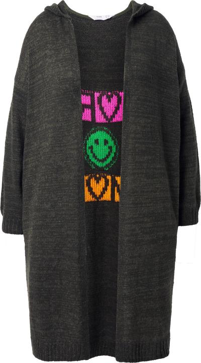 Produktbild Angel of Style Long-Strickjacke, Rücken-Schriftzug, offene Form (50, 52)
