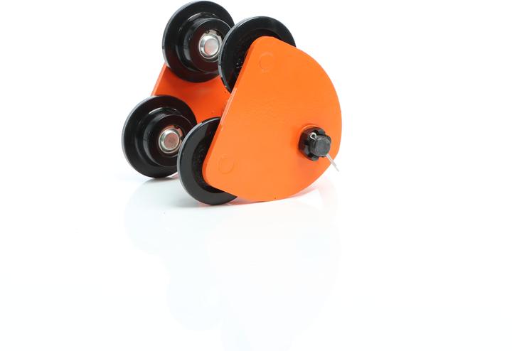 Image du produit XPOtool HD Chariot porte-palan manuel 1000kg Largeur de la bride réglable 75-125mm Chariot manuel