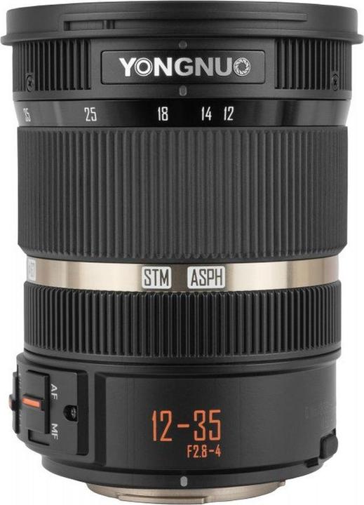 Actual product image Yongnuo YN12-35mm F2.8-4M Zoom Lens for M4/3 (Micro Four Thirds)