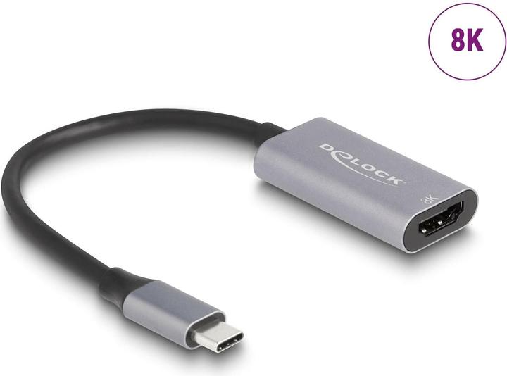 Actual product image Delock USB Type-C Adapter to HDMI (DP Alt Mode) 8K with HDR (USB-C, 15 cm)