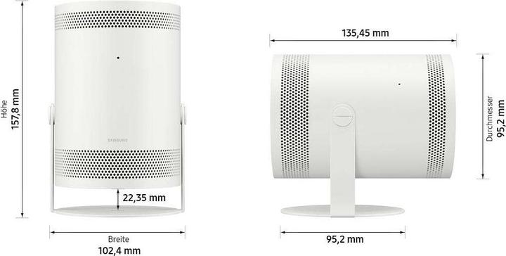 Produktbild Samsung The Freestyle: Tragbarer LED-Projektor mit 360°-Sound & HDR10 (Full HD, 550 lm)