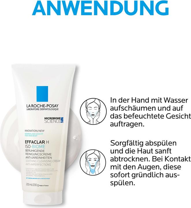 Actual product image La Roche Posay Effaclar H Isobiome Wash Cream Cream (Wash cream, 200 ml)