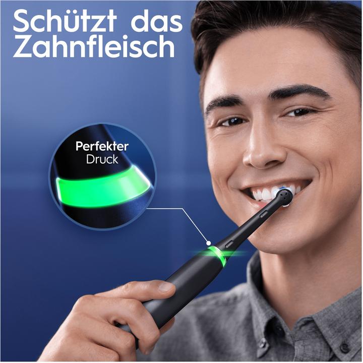 Actual product image Oral-B iO 6 + Sensitive spazzolino elettrico nero (Oscillating toothbrush)