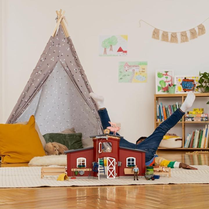 Produktbild Schleich Scheune mit Tieren und Zubehör