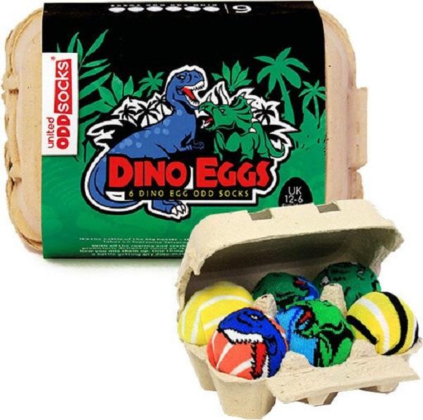Immagine prodotto United Oddsocks Uova di dinosauro (confezione da 3, 30 - 38)