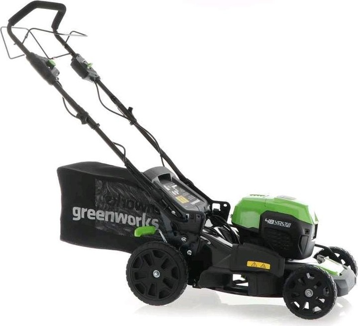Actual product image Greenworks GD48LM46SP Cordless lawn mower46 cm (Rechargeable battery operated)