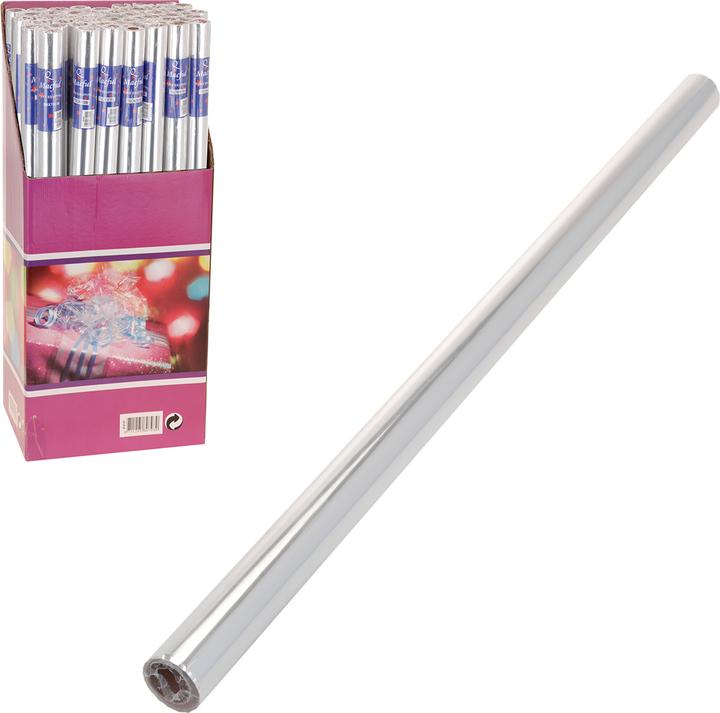 Produktbild Koopman Geschenkfolie transparent 70cmx5m, Blumenfolie (1x)