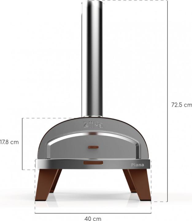 Produktbild Ziipa Terracotta (Pizzaofen Holz)