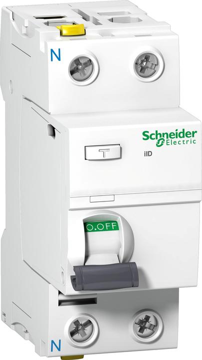 Actual product image Schneider Electric Acti9 iID RCCB 2Pole 40A 30ma Type A