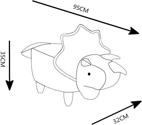Produktbild Room05 Tierhocker Dino