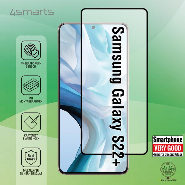 Actual product image 4smarts Screen protector Second Glass X-Pro Full Ultrasonix Galaxy S22+ (1 pcs., Samsung Galaxy S22+)