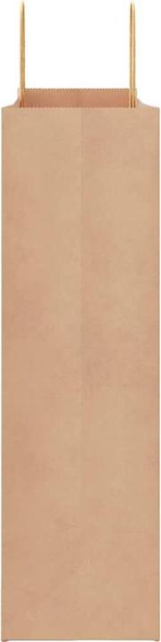 Produktbild VidaXL Kraftpapiertüten 250 Stk. mit Henkel Braun 54x15x49 cm Papiertüte (Geschenktüte, 250 x)
