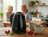 Produktbild Esperanza EKK128K Wasserkocher 1 L Schwarz 1350W (1 l)