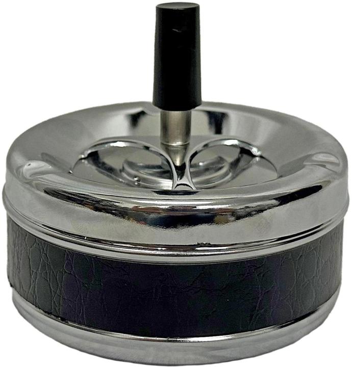 Black in leather look