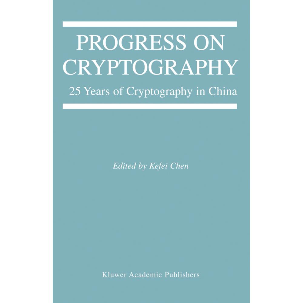 Progress on Cryptography, Fachbücher von Kefei Chen