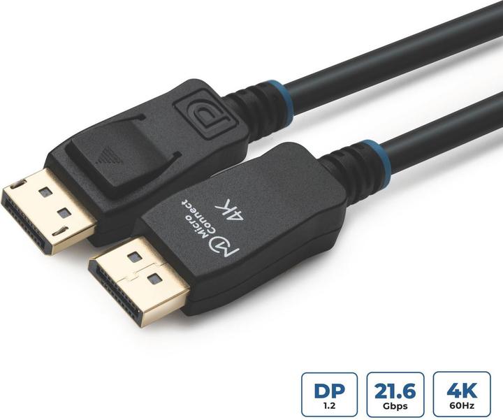 Produktbild MicroConnect 4K DisplayPort 1.2 Cable 2m Displayport version 1.2 (2 m)