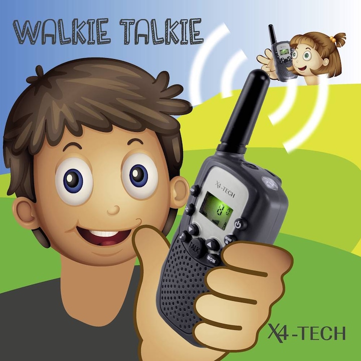 Actual product image X4 Tech 701952 PMR radio set of 2 (3 km)