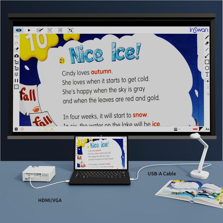 Image du produit Inswan INS-2 Dokumentenkamera mit Autofokus (4K)