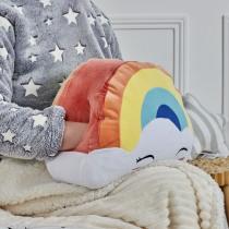 Image du produit peluche manchon arc en ciel (35 cm)
