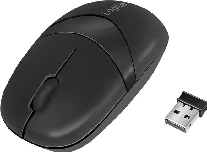 Actual product image LogiLink Mouse Optical Wireless 2.4 GHz Mini with Autolink (Wireless)