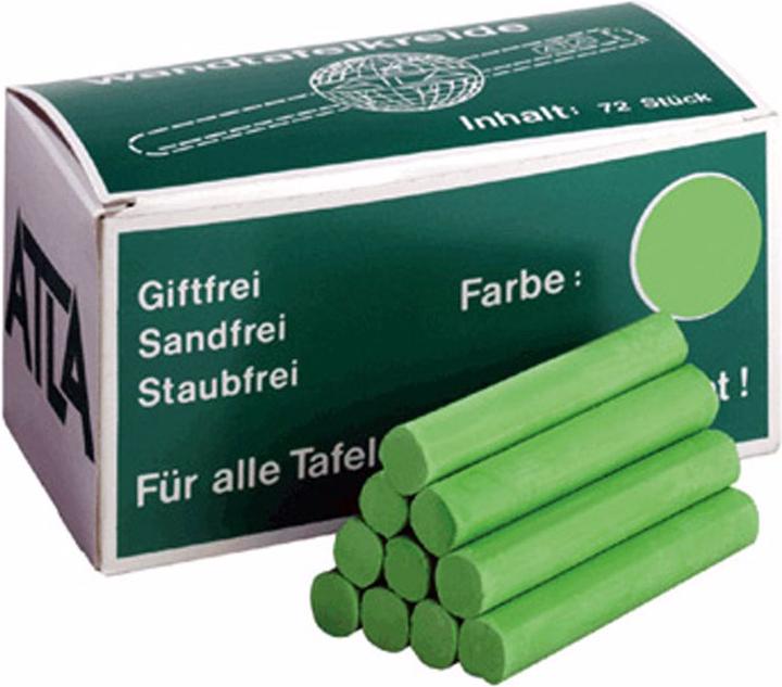 Actual product image Atla Cardboard box with 72 chalks, rounded (72x)