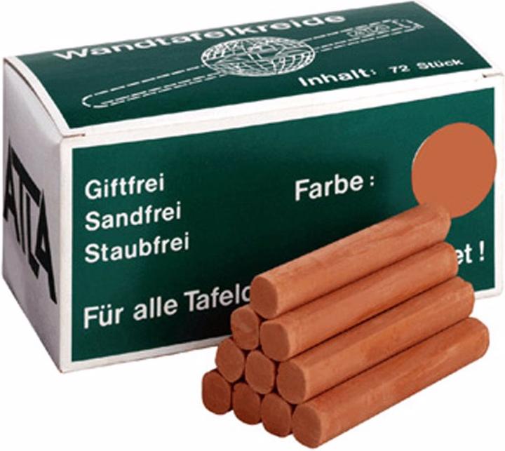 Actual product image Atla Cardboard box with 72 chalks, rounded (72x)