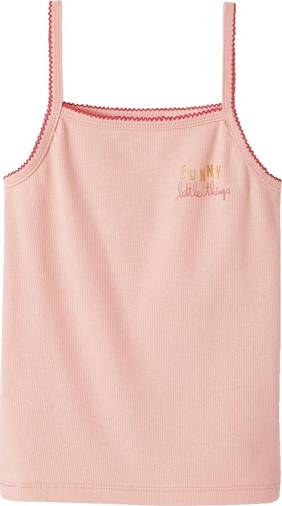Immagine prodotto Vertbaudet Confezione da 3 top con spalline per bambina, a costine Oeko-Tex (140)
