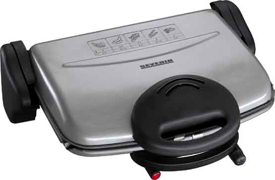 Actual product image Severin KG 2395 Contact grill black/silver