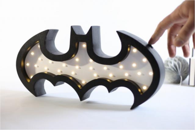 Image du produit HappyMoon Lampe de nuit LED Batman