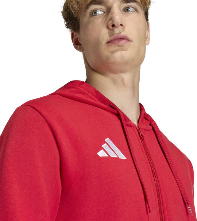 Produktbild Adidas roter Herren-Kapuzenpullover Entrada (L)