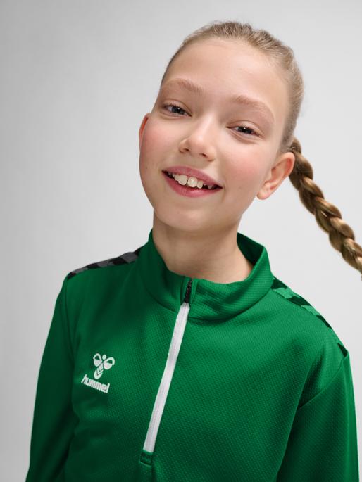 Produktbild hummel Hmlauthentic Half Zip Sweat Kids (116)