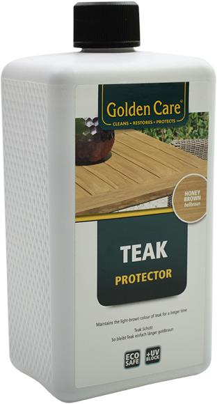 Hunn Golden Care Teak Protector - Honey brown 1 lt (Honey brown, 1 l)