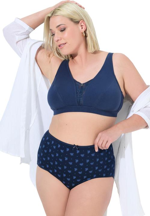 Produktbild Ulla Popken Maxislips, 5er-Pack, Muster/einfarbig (50, 52)