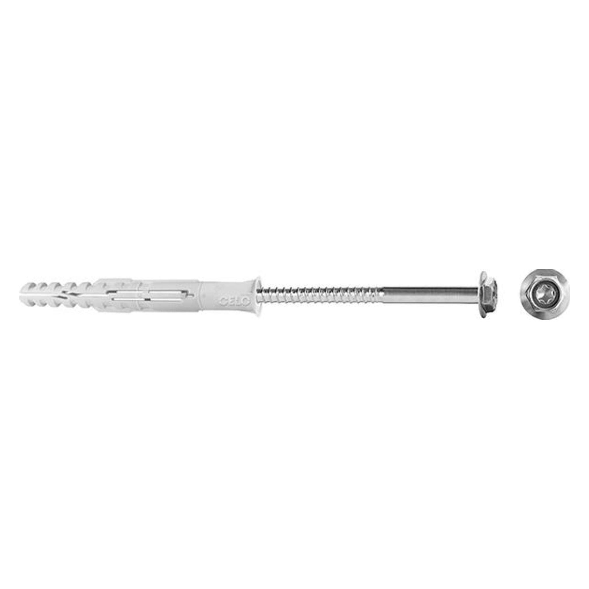 Celo, Tassello, Fissaggio Universale Per Quadri Mfr Sb 10-135 Ssks Raccordo Con Visiera Esagonale Eta (1 Pz.)