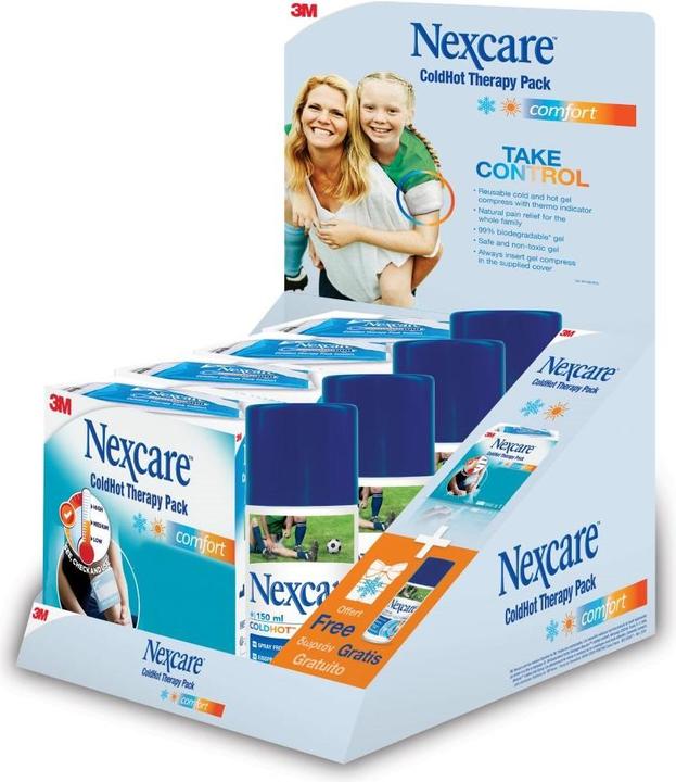 Actual product image Nexcare 3M ColdHot Promo CDU Display 12 Comfort + Spray/Set