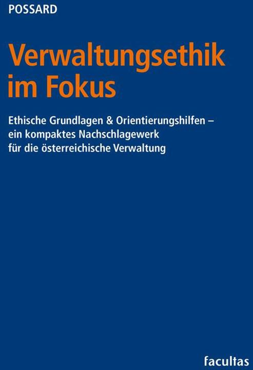 Produktbild Possard:Verwaltungsethik im Fokus (Deutsch, Marlon Possard, 2024)