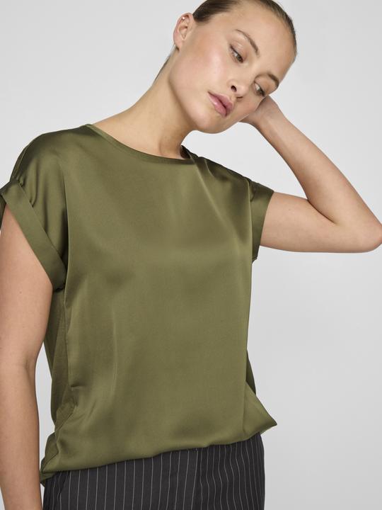 Actual product image Vila Round neckline top with short sleeves (44)