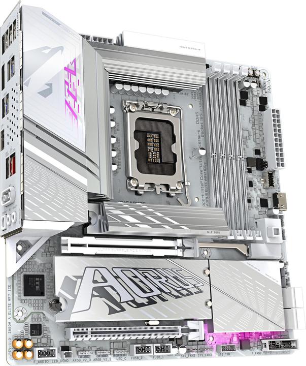 Immagine prodotto Gigabyte Z890M AORUS Elite WIFI7 ICE (LGA 1851, Intel Z890, ATX)