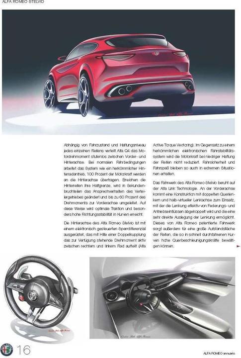 Produktbild Alfa Romeo Annuario (Deutsch, 2017)