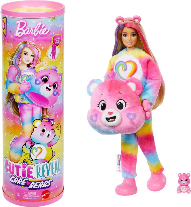 Barbie Licensed Cutie Reveal x Care Bears Series 2 - Togetherness Bear