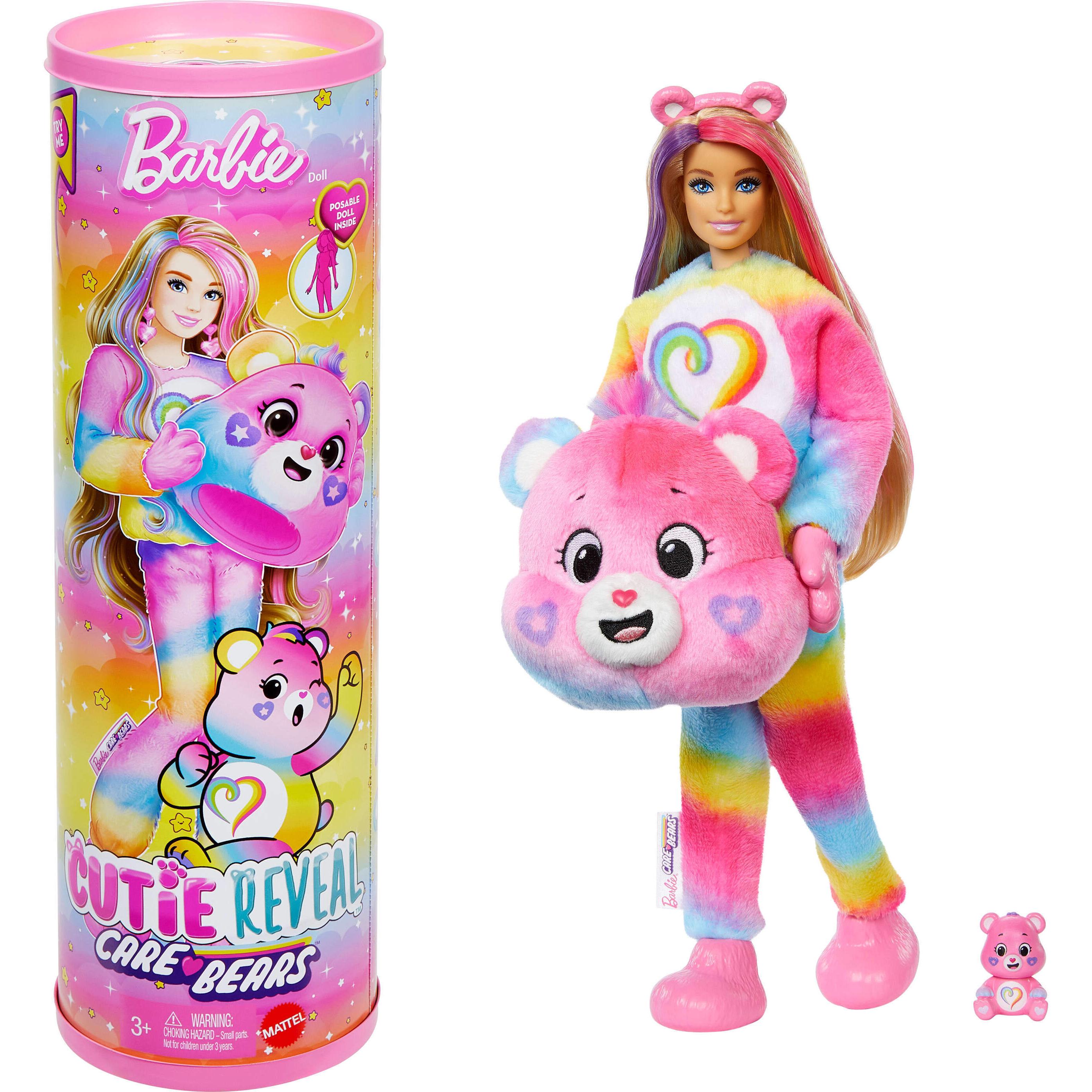 Barbie Licensed Cutie Reveal x Care Bears Series 2 - Togetherness Bear (JFV60)