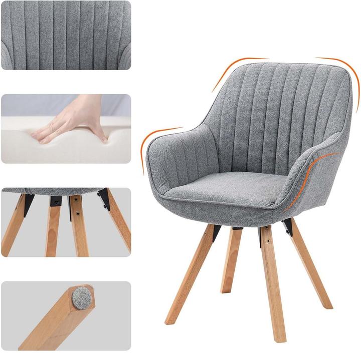 Immagine prodotto Meuble Cosy Tessuto Carson Grigio 2 Pezzi