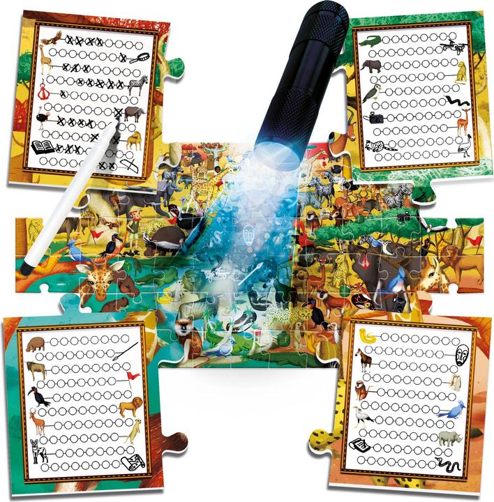 Immagine prodotto Esplora il puzzle di Safari (70 pezzi)
