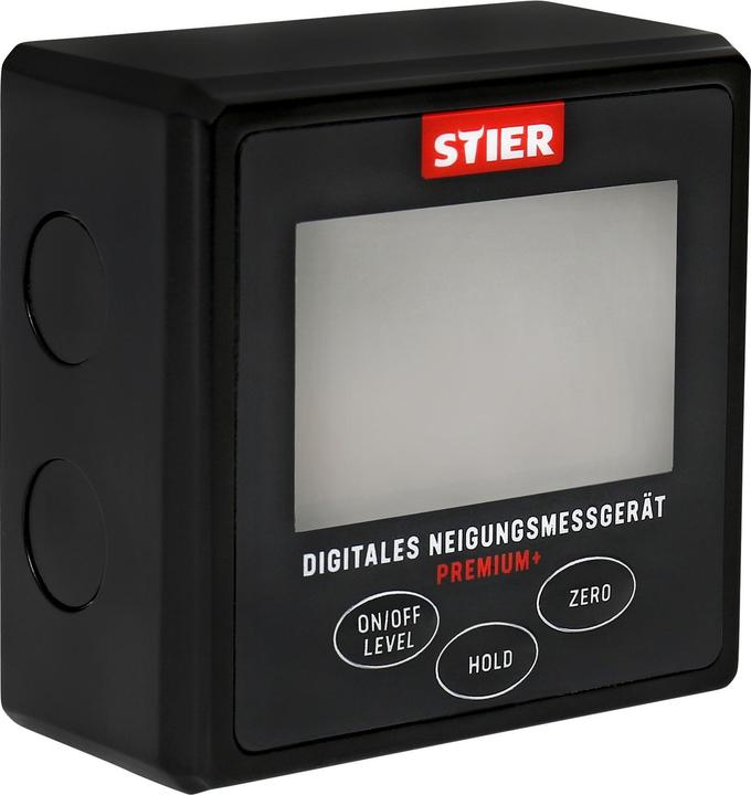 Produktbild Stier Digitales Neigungsmessgerät Premium+, LCD-Display, +-0,2°