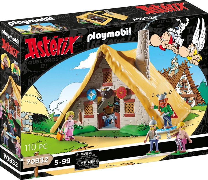 Image du produit Playmobil La hutte d'Abraracourcix (70932, Playmobil Astérix)
