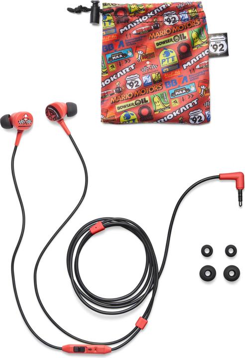 Produktbild PowerA Wired Earbuds - Mario Kart Motors (Nintendo Switch) (Kabelgebunden)