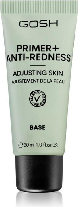 Gosh Primer per pelli rosse e impure Primer trucco idratante vegano per una pelle uniforme e senza