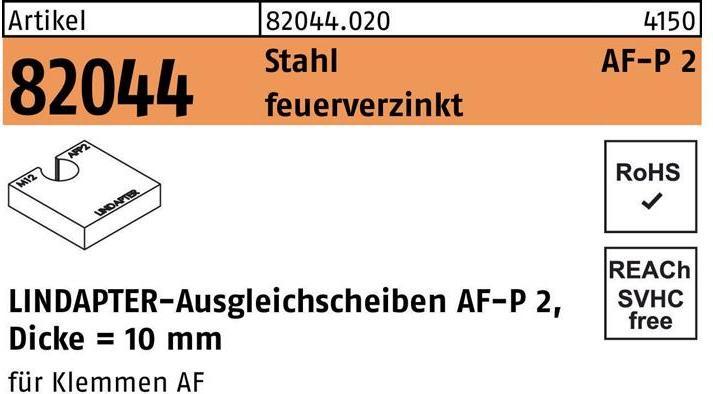 Actual product image Lindapter R 82044 AF-P 2