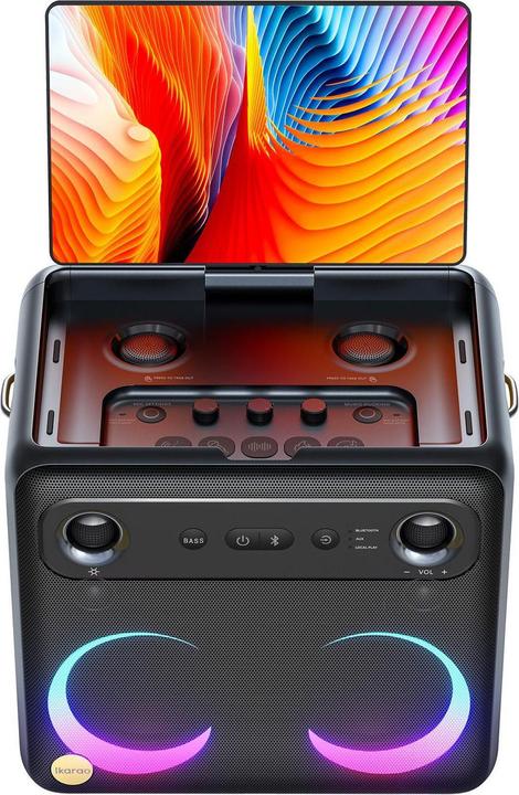 Produktbild Ikarao Karaokebox Break X2 10" Screen 2 Mikrofone, 600W (Aktiv)